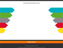 Tablet Screenshot of consessionnation.com